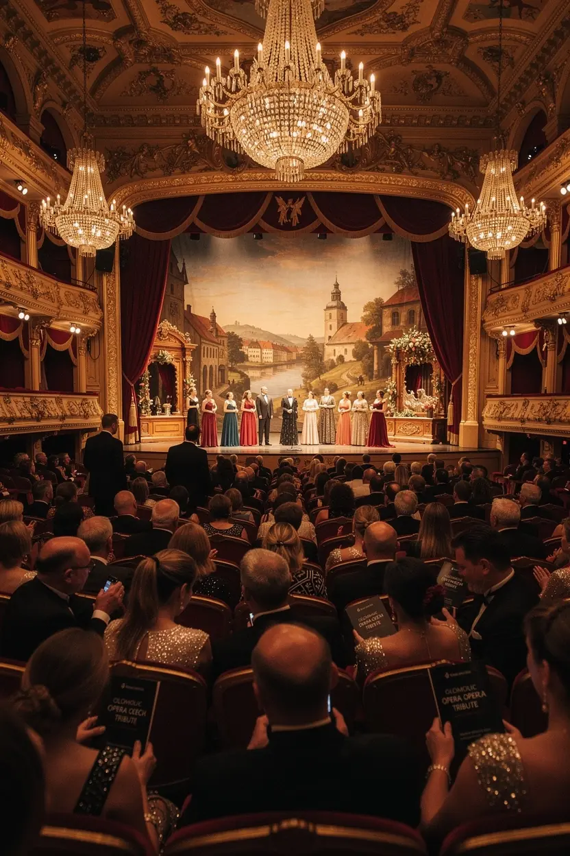 Community members enjoying a live concert together.